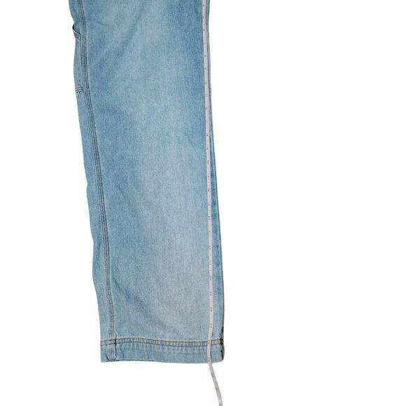 Polo Jeans Co Ralph Lauren Womens Y2K Carpenter Denim Overalls Size S Suspender - Picture 7 of 12